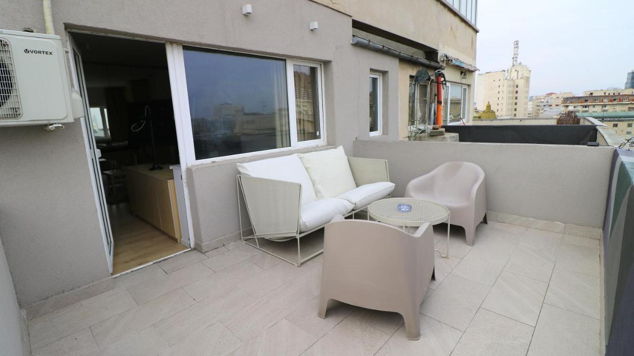Deluxe Studio Old Center Panoramic View Terrace Bucarest